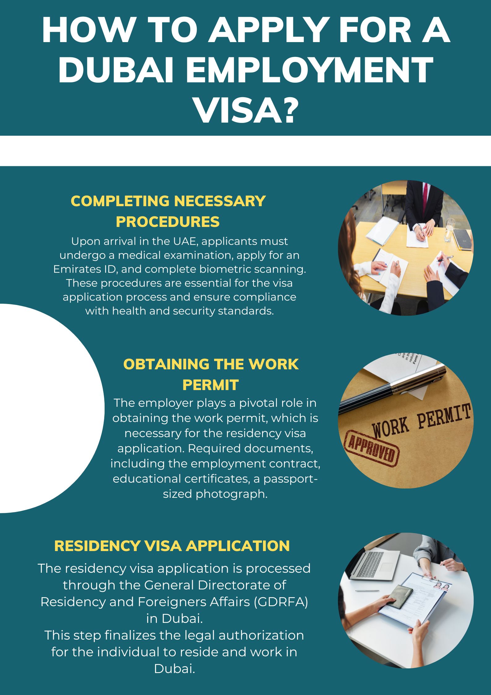 How To Apply For A Dubai Employment Visa