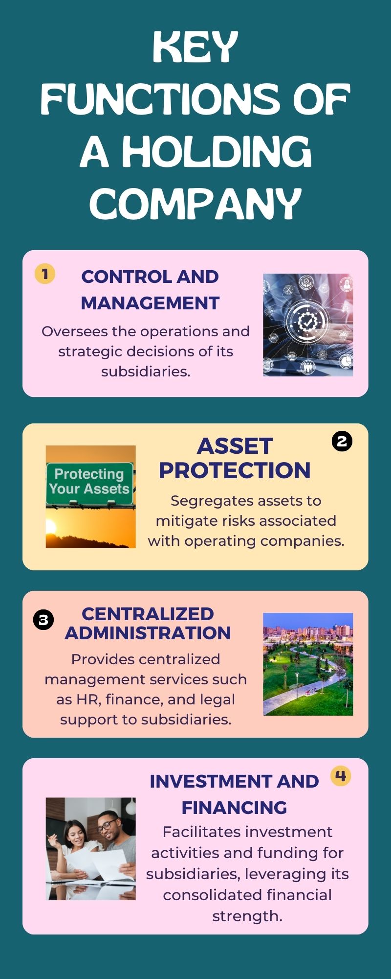 Key Functions of a Holding Company